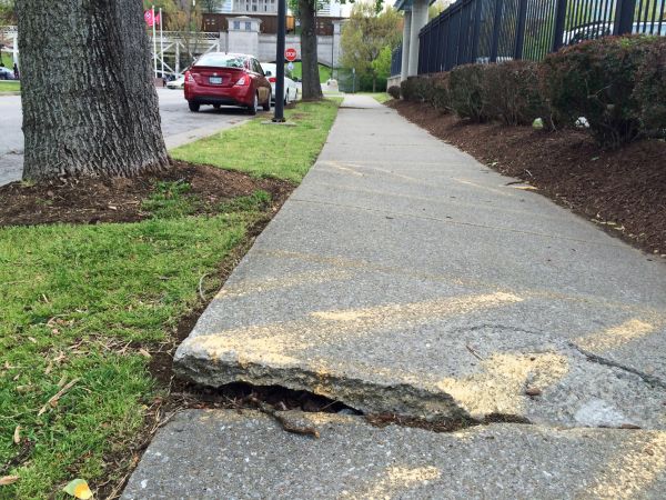 Cement Sidewalk Repair in Jeffersonville