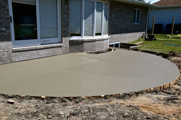 Patio Concrete Patching in Jeffersonville