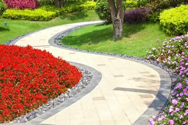 Garden Walkway Repair in Jeffersonville